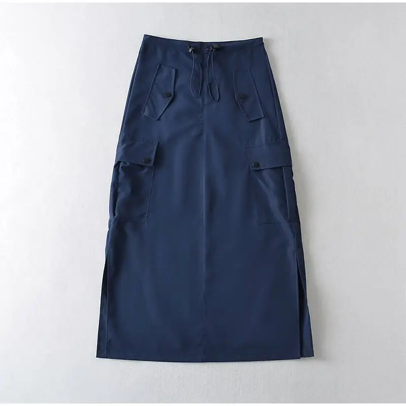 Mini Jupe Satin Femme - Cordon De Serrage Taille Haute - Style Trapèze - Polyester/élasthanne - Tailles S-XL