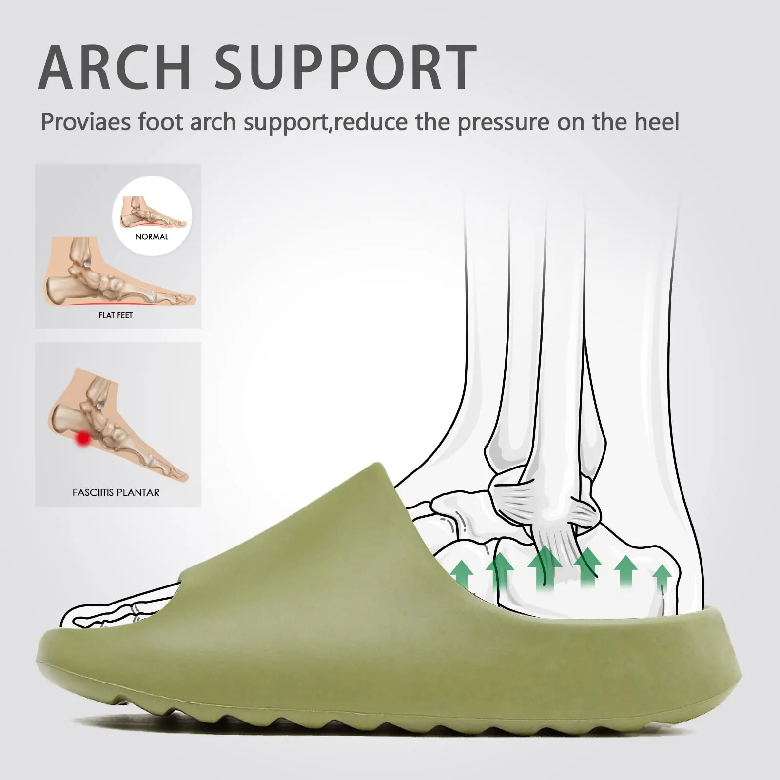 KIDMI Unisex Slippers Slides for Women and Men New EVA Comfort Shower Shoes Light Waterproof Summer Sandals Men Cloud Slippers 2