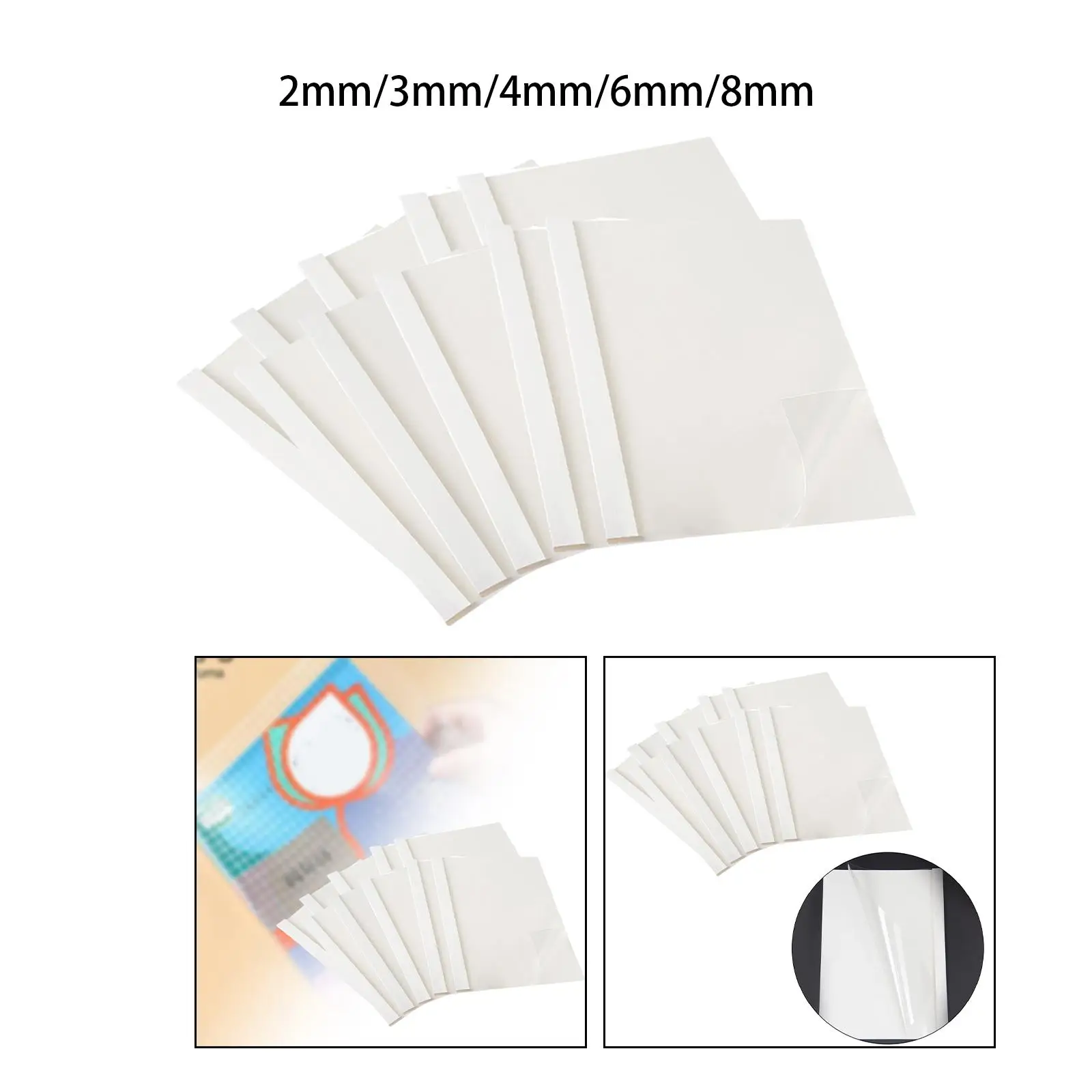 10 Pieces Thermal Binding Covers A4 Thermal Binding Storage File File Holder Covers for Business Contract Office Home Documents