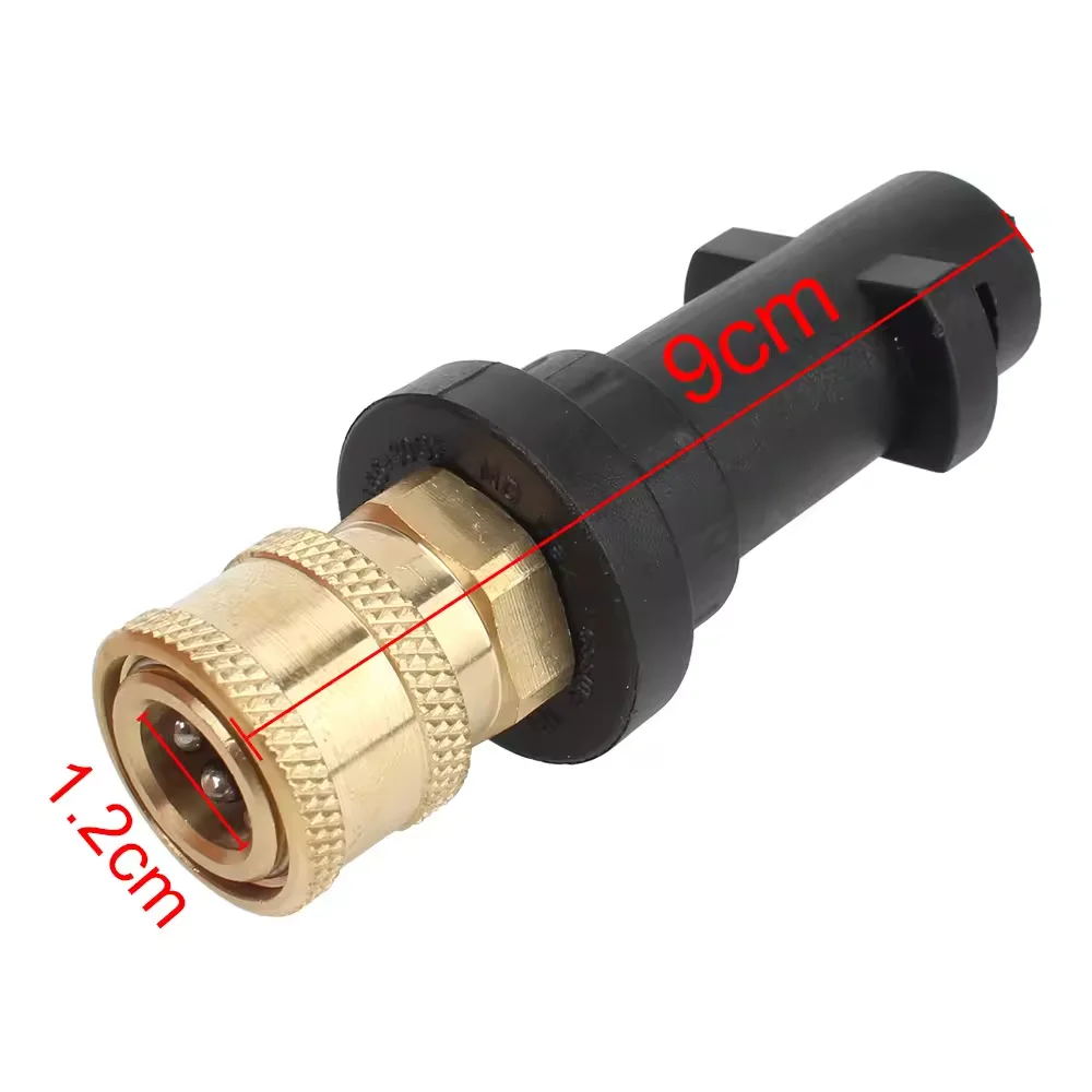 1/4 Inch Quick Connect Karcher K2-K7 Pressure Washer Adapter Coupling 1/4" Female Water Hose Fitting for Pressure Washer Gun 3