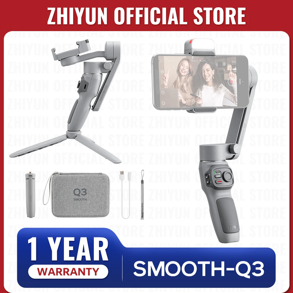 ZHIYUN Official SMOOTH Q3 Gimbal Smartphone 3-Axis Phone Gimbals
