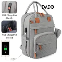 Sac à dos pour couches Sac à dos pour bébé Essentials Travel Tote Multifunction Waterproof with Changing Station Pad Stroller Straps Big for Mommy 2