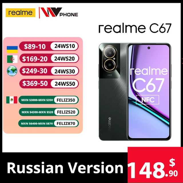 Realme 10 Pro 5G (RAM 6GB, 128GB) 6.72 108MP Camera Dual SIM Googleplay  Phone