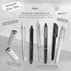 Pilot FriXion Grayscale–Erasable Ink, Fluorescent Eraser Pen, Magic Eraser Invisible, Black/Gray/White, Office/School Stationery 1