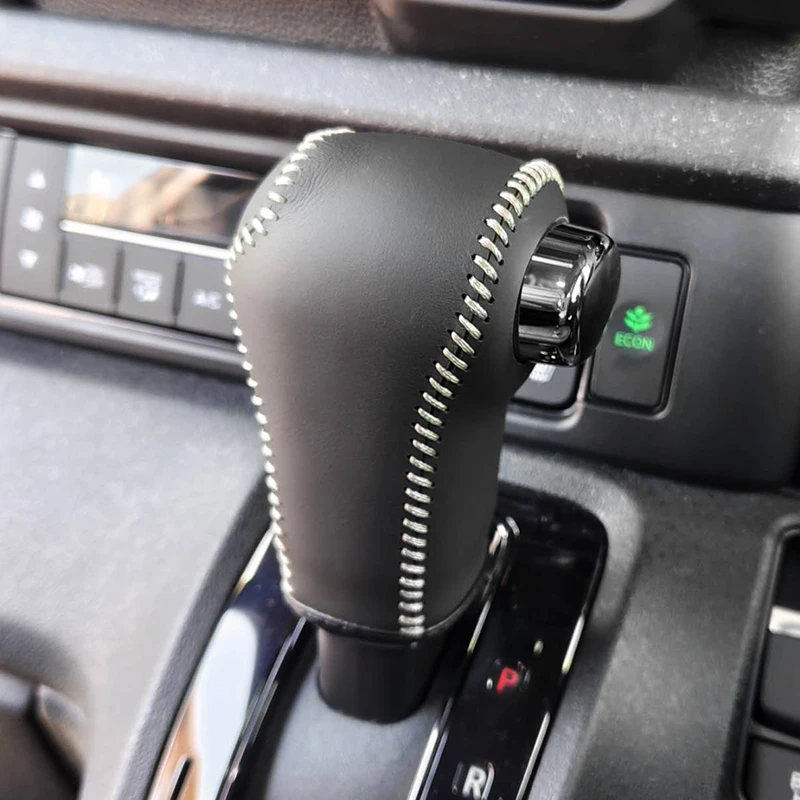 Premium Hand-Stitched Genuine Nappa Leather Gear Knob Cover