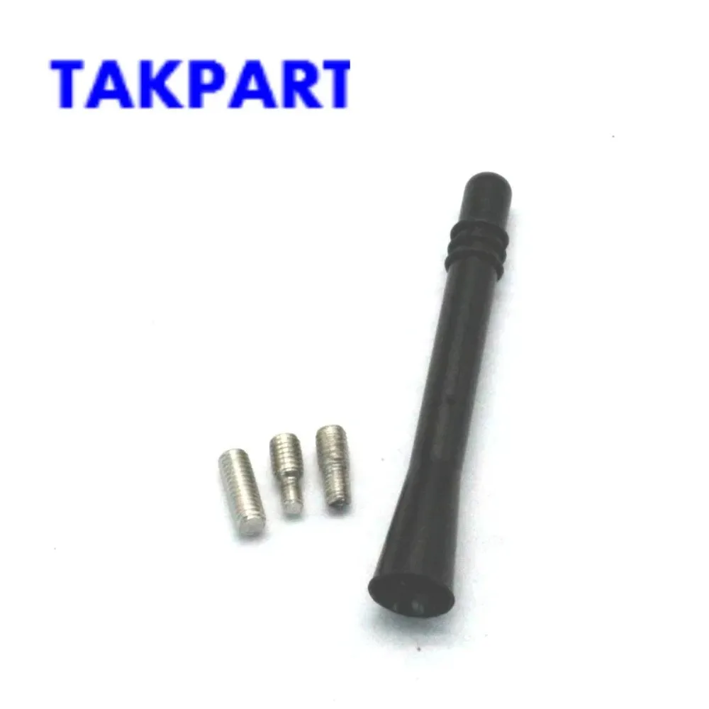

TAKPART 1Pcs For Dodge Ram Truck 1500 4" SHORT Antenna Mast 2009-2017 56038725AC