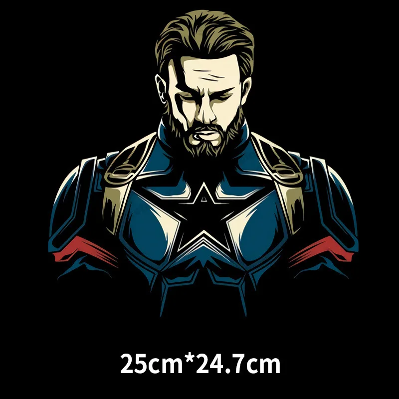 Marvel Spiderman Iron on Patches for Clothing Cartoon Thermal