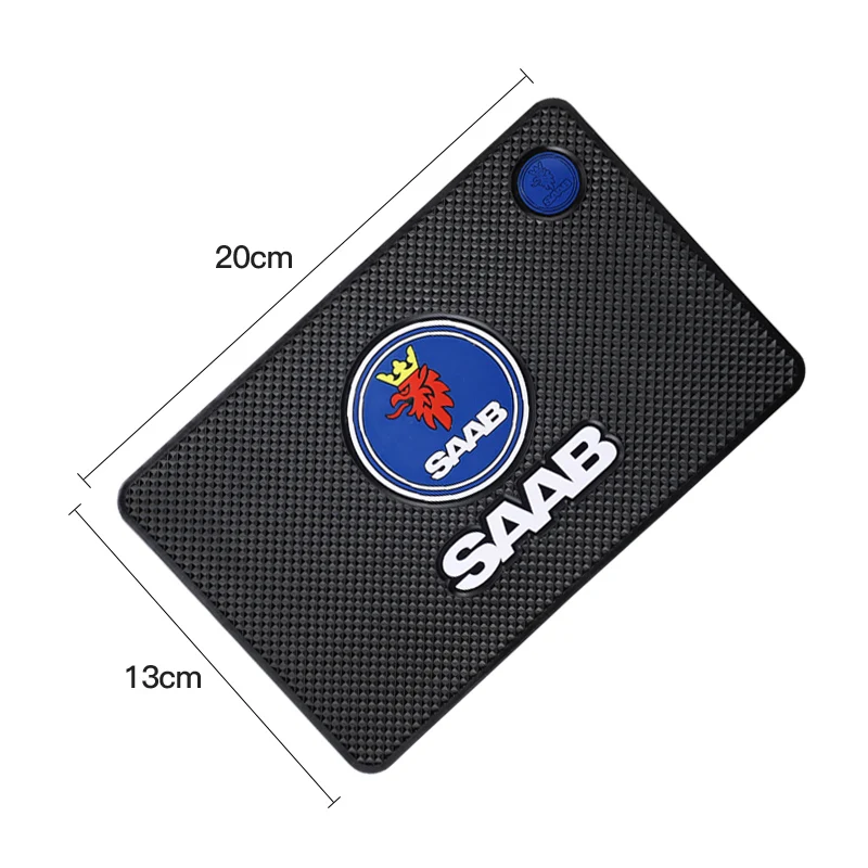 Car Dashboard Non-Slip Mat PVC Silicone Anti-Slip Pad 1Pcs car non slip mat non slip mat car dashboard mat non slip dash mat For Saab 9-3 9-5 9-7 9-X 9-3X 9-4X Turbo X