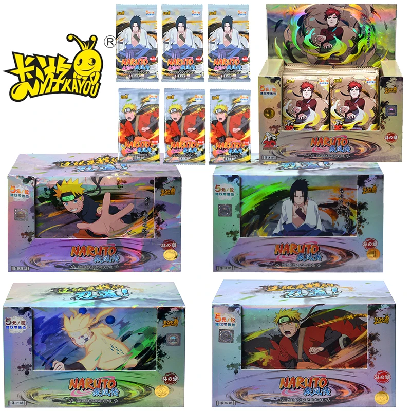Kyou Capitolo Of Fighting Box Card Naruto Uchiha Itachi Hatake Kakashi Christmas Birthday Gift Game Toys Collection Card
