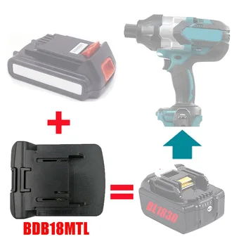 BDB18MTL 도구 어댑터, 블랙 데커, 포터 케이블, Stanley 18V 배터리 컨버터, Makita 리튬 이온 도구 BL1830 용