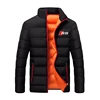 2025 Autumn Selling Audi-RS England style Print Solid Color Cotton Men Long Sleeve Popular Jacket Zip Comfortable Down Jacket 5