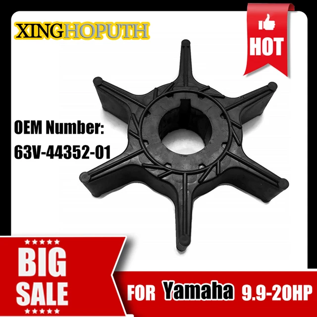 63V-44352-01 63V-44352-00 Water Pump Impeller for Yamaha 9.9HP 15HP 20HP  Outboard Engine 63V-44352-01-00 63V-44352-00-00 - AliExpress