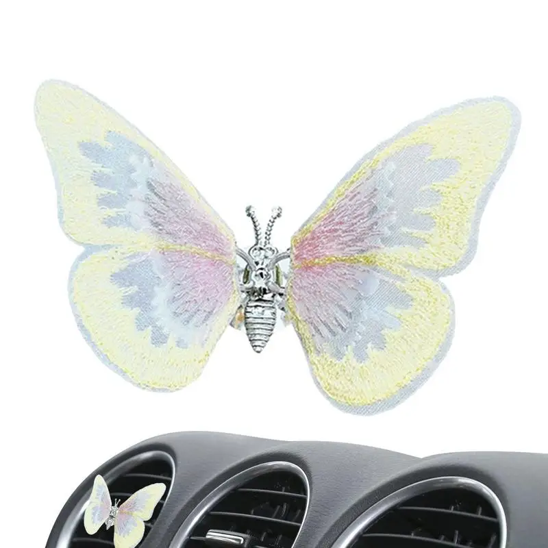 

Декоративная Автомобильная центральная консоль с вентиляционным отверстием, подвижная бабочка, безделушка, многофункциональные украшения интерьера автомобиля, ароматизатор и