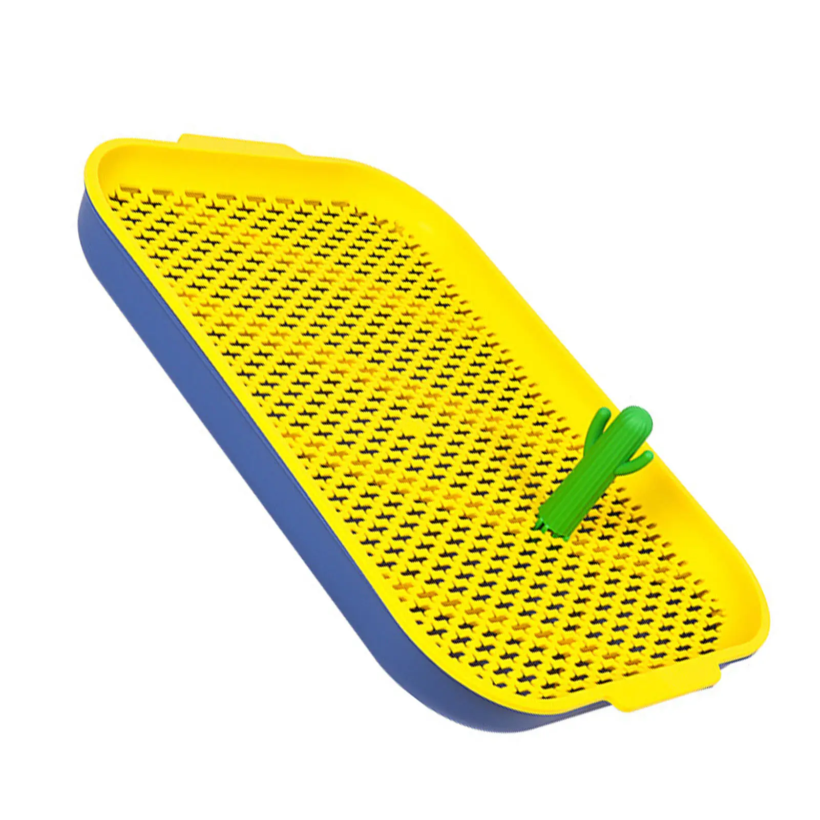 Indoor Dog Potty Tray Replacement Puppy Training Pads With Cactus Washable Pee For Dogs Perfect Easy To Clean White |