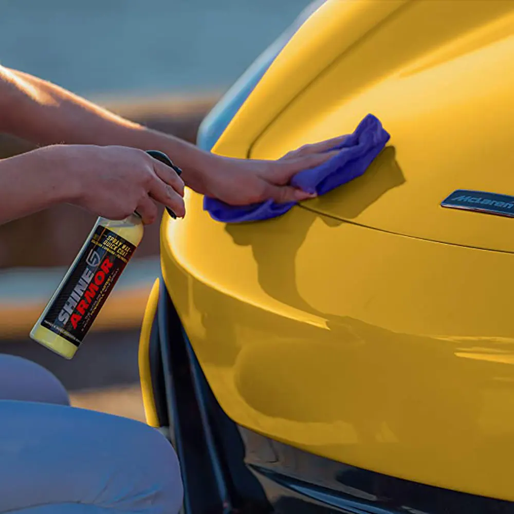 Liquid Spray Wax with Carnauba Wax for Car Hybrid Hydrophobic Car Polish and Shine Spray Sealant & Paint Protection