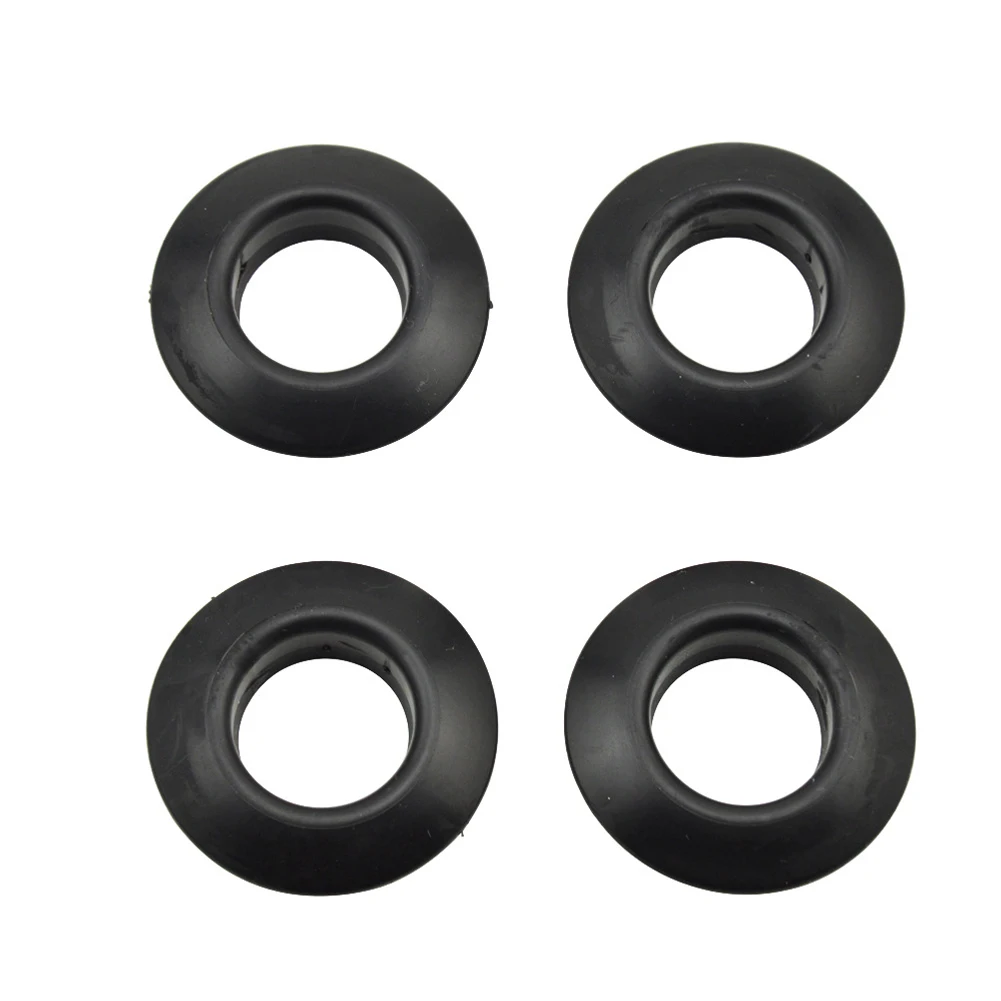 

Universal Drip Rings Black Easy To Install Inner Diameter 27MM Replacement Rubber Weight 30g 4 Pcs Accessories