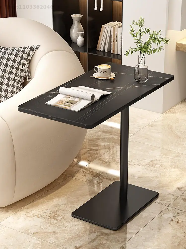 Side Table Sofa Side Cabinet Living Room Bedroom Removable Coffee Table Small Simple Modern Light Luxury Balcony Rock