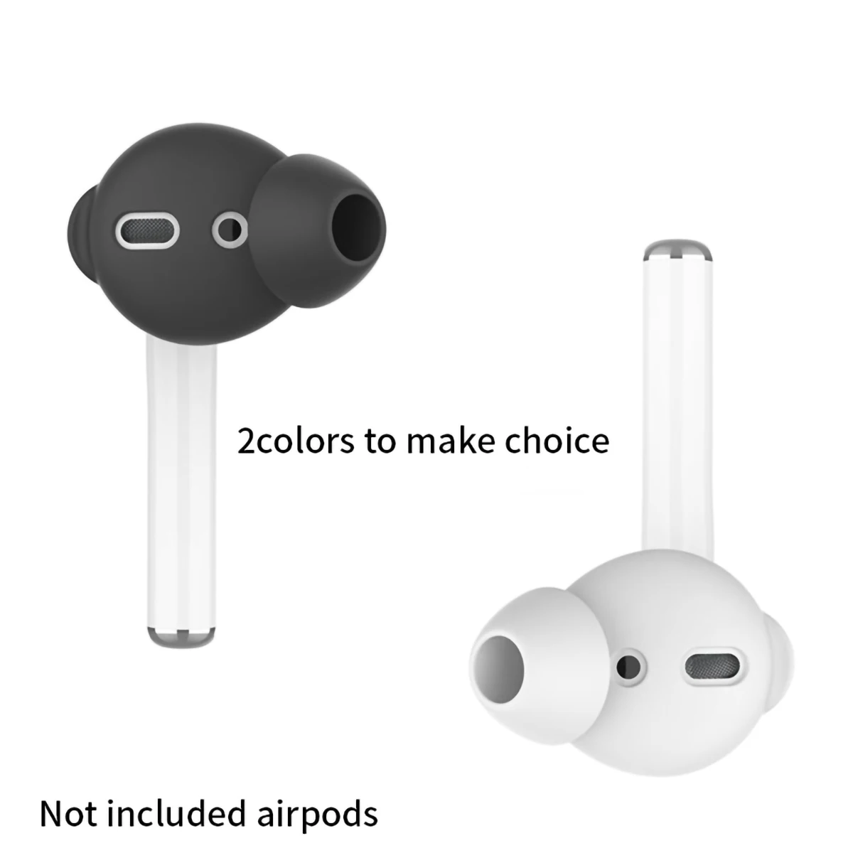 Anti-drop Silicone Ear Tips for JBL T225TWS Earbuds Eartips for FreeBuds 3 4 4E TWS Sports Tips for Apple Airpods 1/2