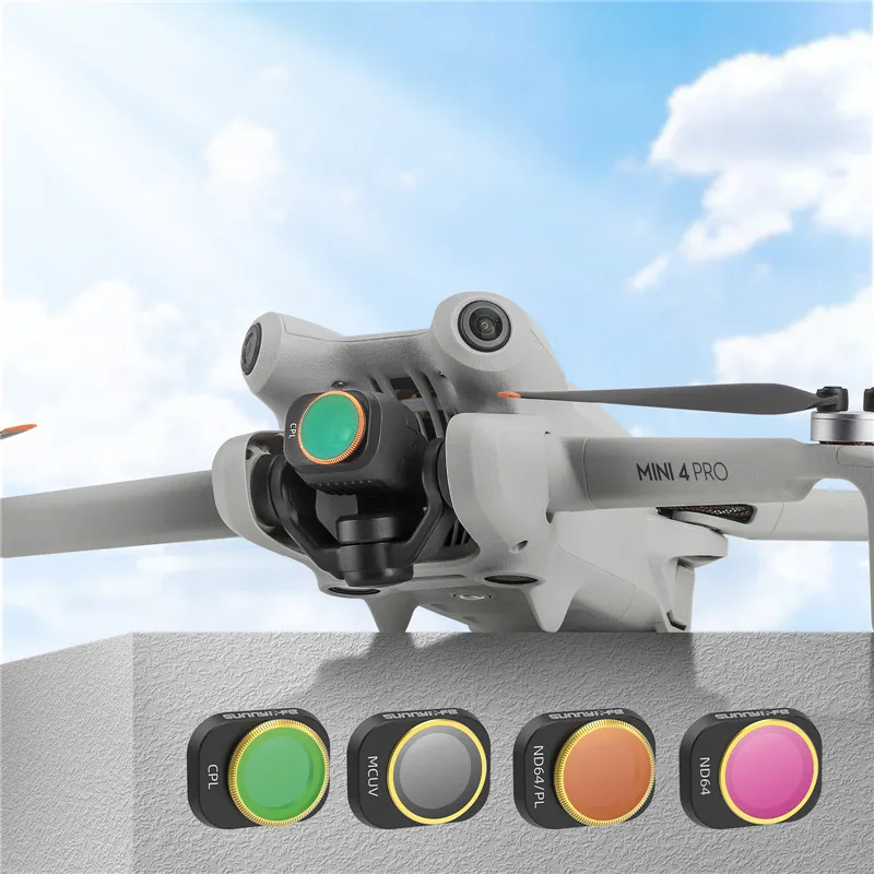 Sunnylife Lens For DJI Mini 4 Pro Filters ND CPL 4/8/16/32 /64 Camera Filters For DJI Mini 4 Filter Glass Lens Drone Accessories
