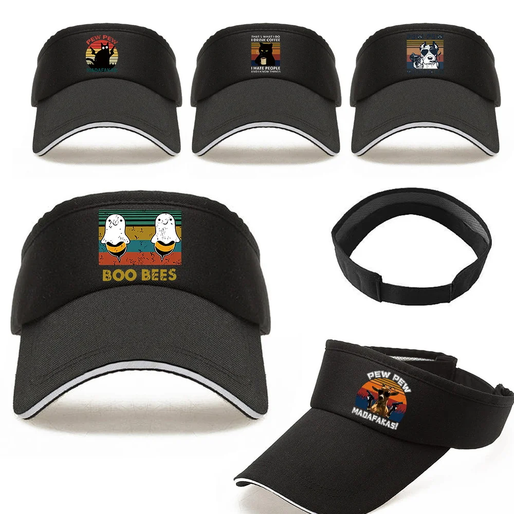 

Breathable Sunscreen Hats Women's UV Outdoor Sports Baseball Caps Summer Adjustable Empty Top Outdoor Streetwear Visor Caps