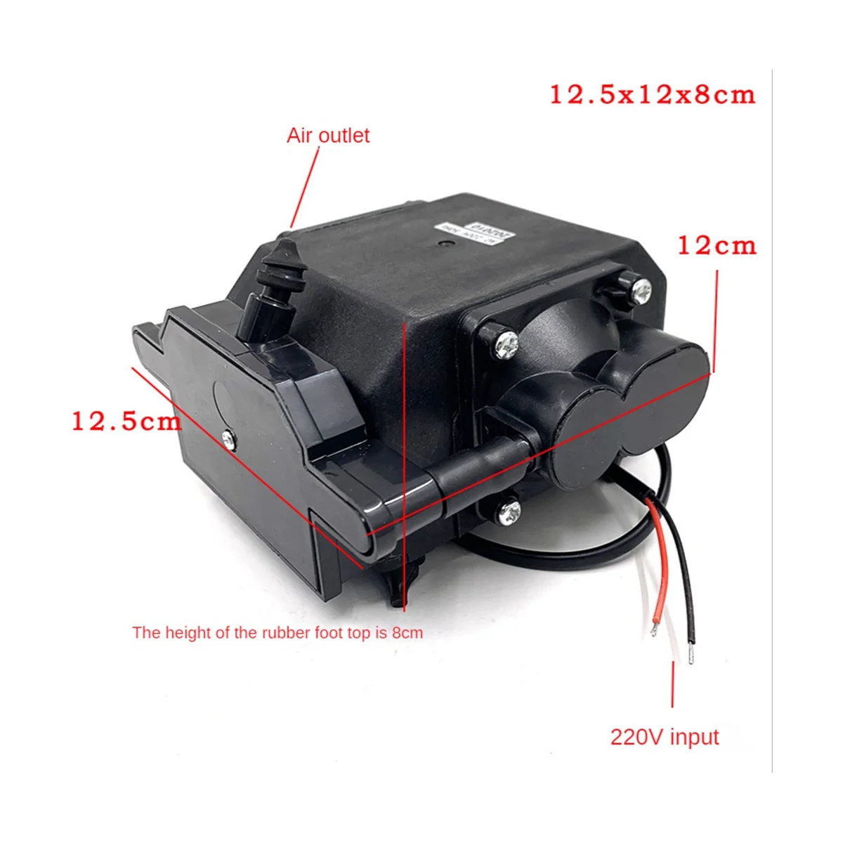 Hot Air 850 Pump Air Compressor -type Compressor 220V Fan Hot Welding Table Dedicated