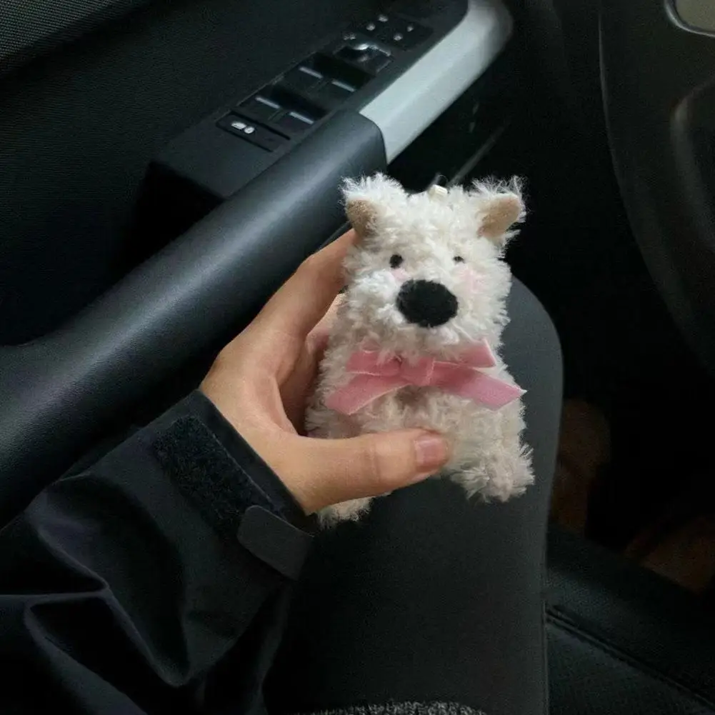 강아지 봉제 인형 클러치 장식, 자동차 와이퍼 방향 지시등 스위치 장식, 귀여운 강아지 자동차 와이퍼 인형, 자동차 인테리어 액세서리