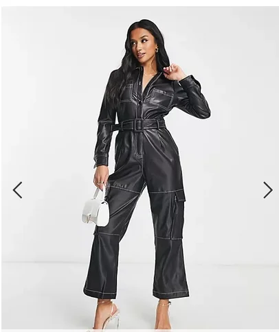 

27-46, 2023, мужская и женская одежда, мотоциклетный стиль, черные, девять точек, брюки из искусственной кожи, цельнокроеные брюки, комбинезон, костюмы для влюбленных