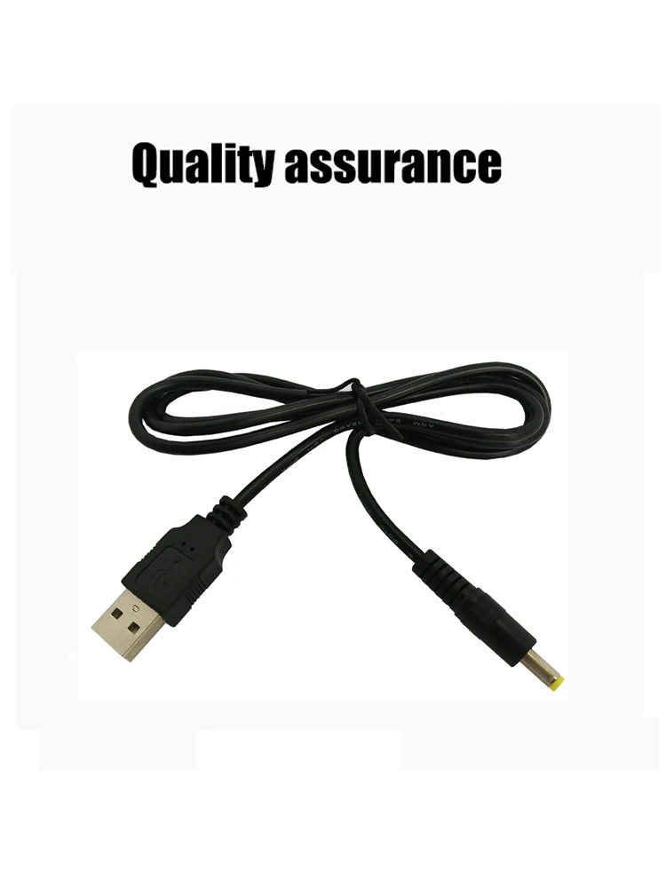 Rundkopf-Ladekabel Netz stecker Datenkabel USB zu DC 5,5*2.1/2,0mm/3,5*1.35/4,0*1,7 DC schwarz Adapter Stromkabel – Detail 7