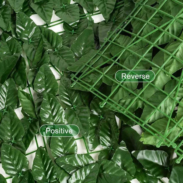 Kiskereskedelmi 3X Mesterséges Ivy Adatvédelmi Kerítés Képernyő 0,5X3M Sövény És Műfülött Borostyán Levél A Kültéri Kerthez - Image 2