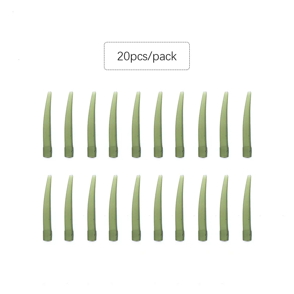 Manchons anti-emmêlement pour pêche carpe - Aligner hair rig hameçon connecteur snap swivels
