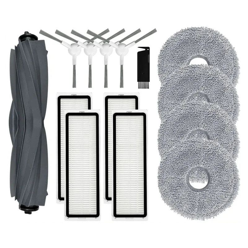 

For Dreame Bot L10 Prime / L10S Pro Vacuum Cleaner Main Roller Side Brush Hepa Filter Mop Cloths Rags Accessories Kit