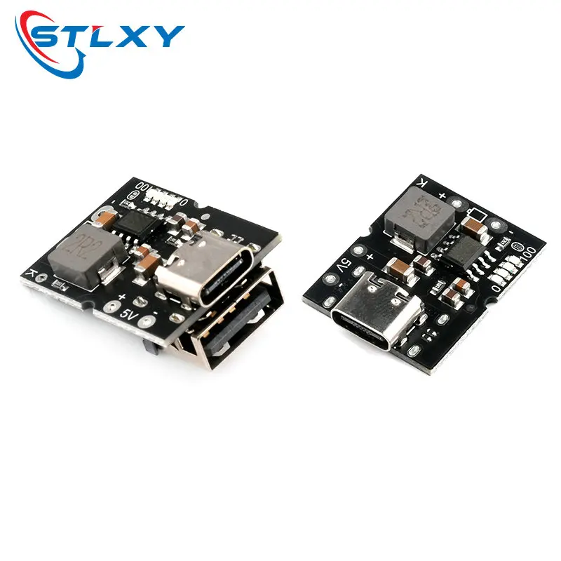 C타입 USB 부스트 컨버터 스텝 업 전원 모듈, 리튬 배터리 충전 보호 보드, LED 디스플레이, DIY 충전기용 USB, 5V 2A