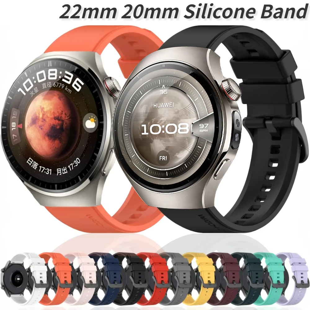 Premium Silicone Watch Strap for Smartwatches – Durable & Comfortable Replacement Band