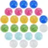 10pcs Children Bouncy Ball Toy Colored Bouncing Ball Rubber Outdoor Toys Sport Games Gold powder  Elastic Juggling Jumping Balls 3