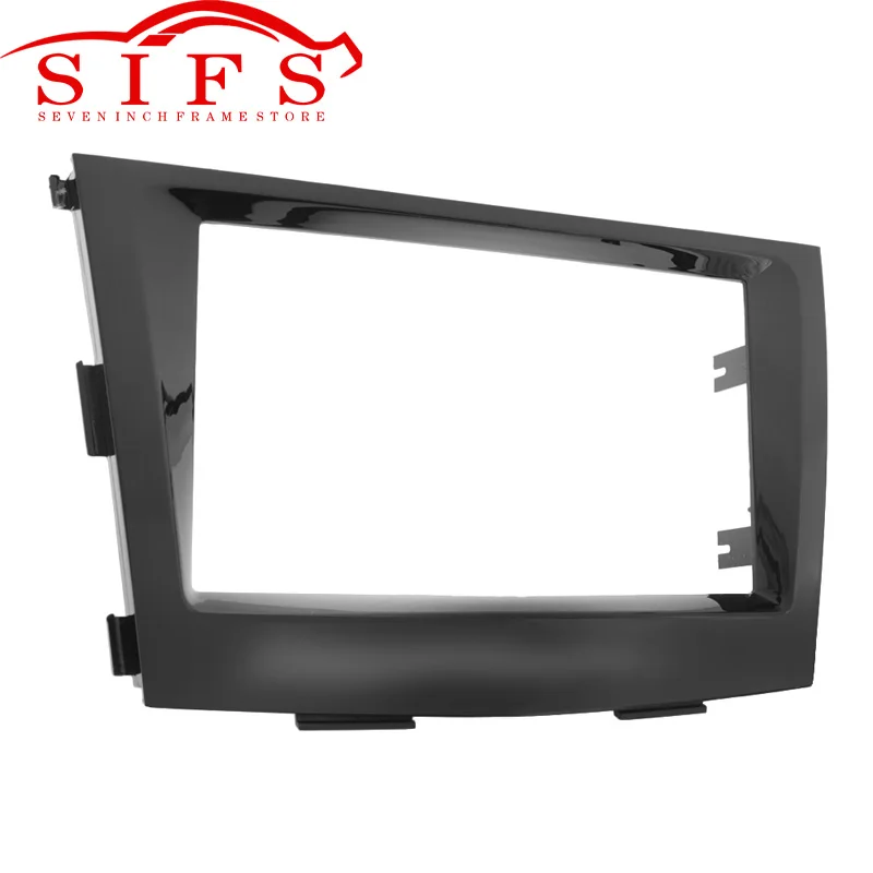 2 Din Car Audio Frame Radio Fascia Per Ssang Yong Tivoli Tivolan 2015 + Dvd Stereo Panel Plate Mount Dash Installazione Cornice Trim