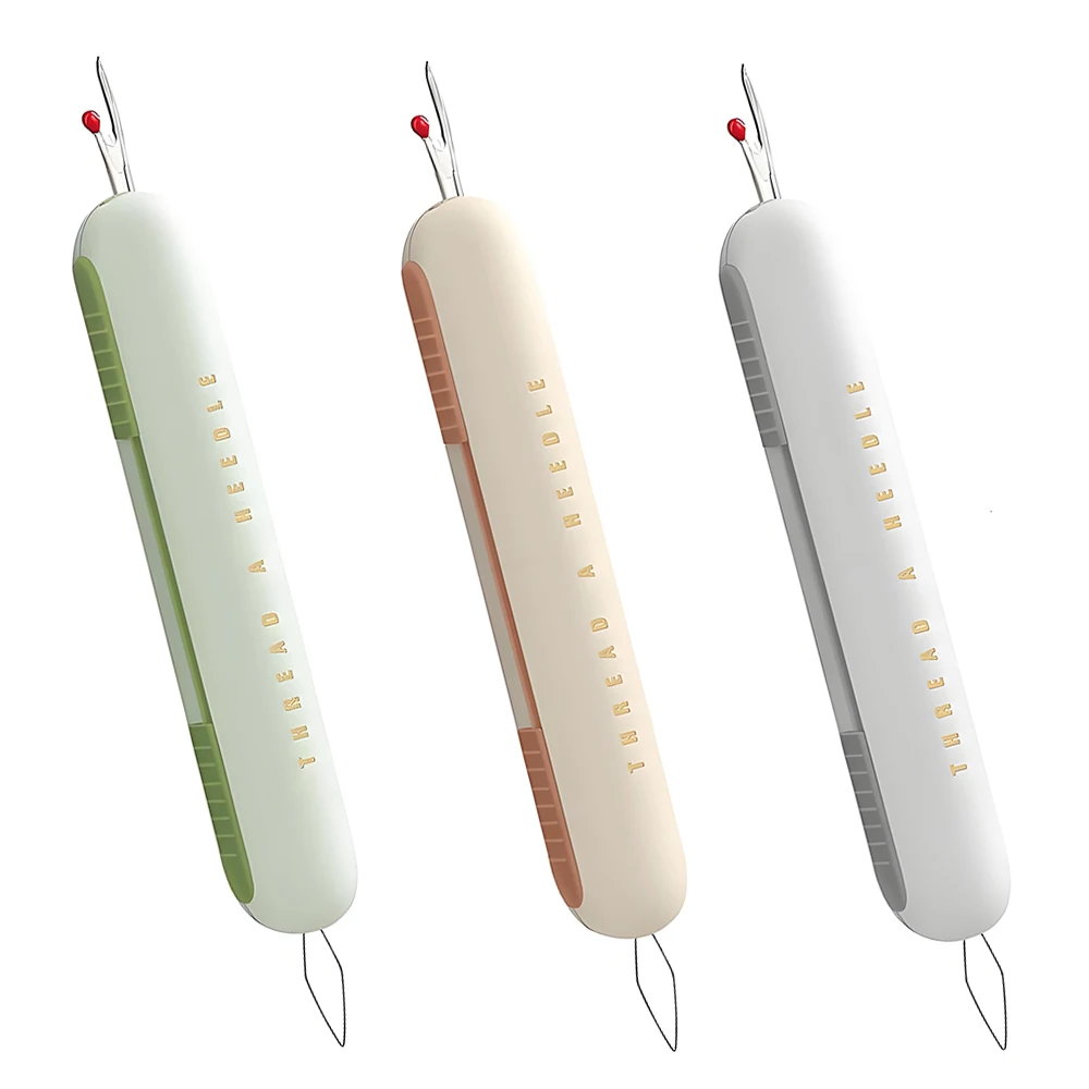 Raizen Thread Ripper 1 PCS 2 in 1 Needle Threader Seam Ripper New Needle Threaders Seam ...