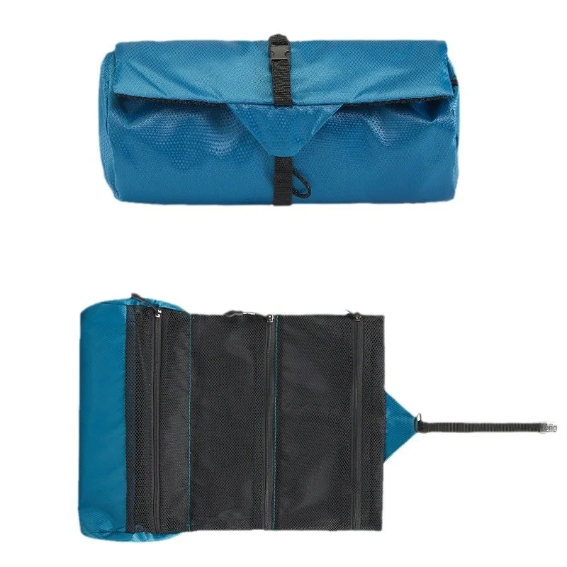Travel Foldable Toiletry Bag Men's Portable Dry and Wet Separation Travel Wash Waterproof Women's Makeup Bag 4