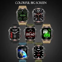 New Military GPS Smart Watch Men Flashlight Compass Waterproof 600mAh Battery Outdoor Sport Tracker Bluetooth Call Smartwatch 6