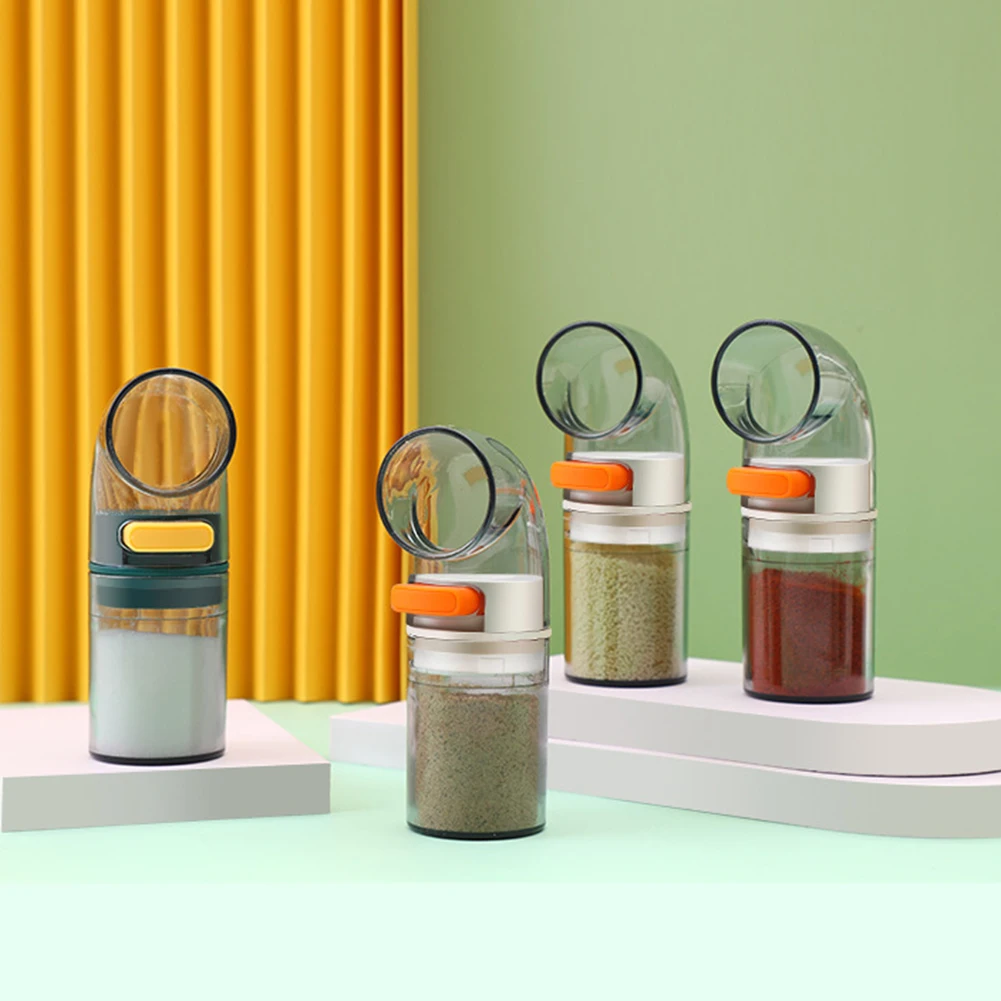 Seasoning Jar with Precise Salt Control Kitchen Measurable Salt Shaker  Kitchen Storage Accessories Condiment Pots LBShipping - AliExpress