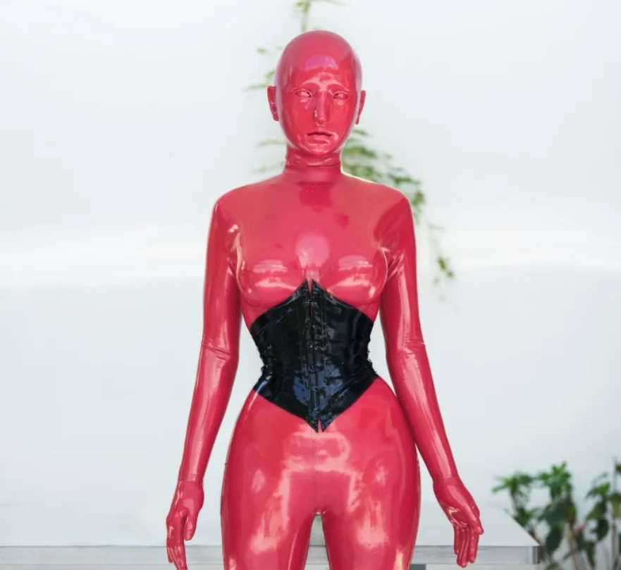 (Q03R Ching-03 Pure Color)'Dreammask' DMS Crossdress Female/Girl Full Head Cosplay Kigurumi Male To Female Rubber Doll Mask