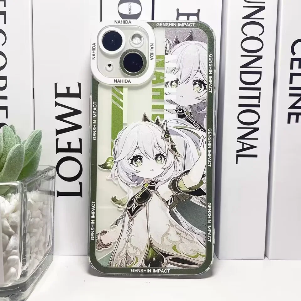 Genshin Impact Furina Shenhe Artistic Phone Case Cover