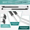 2Pcs/set For Lexus RX300 1999 2000 2001-2003 Car Rear Bonnet Tailgate Boot Support Bars Spring Shock Gas Strut Auto Accessories 2