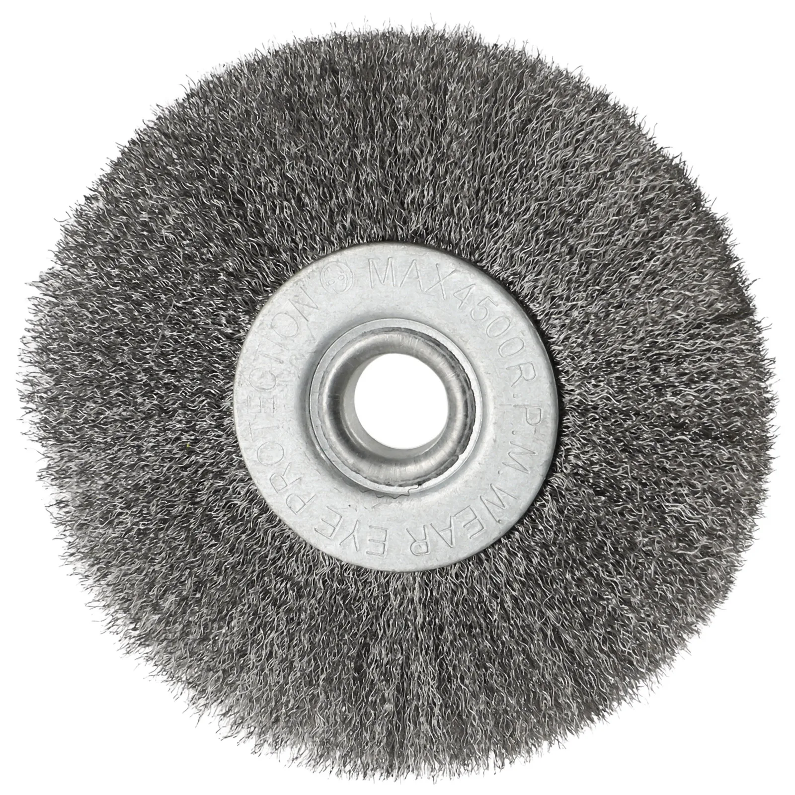 

1Pc Crimped Wheel Drill Brush 100mm 0.52inch Bore Stainless Steel Wire Brush Angle Grinder Polishing Rust Removal Tools