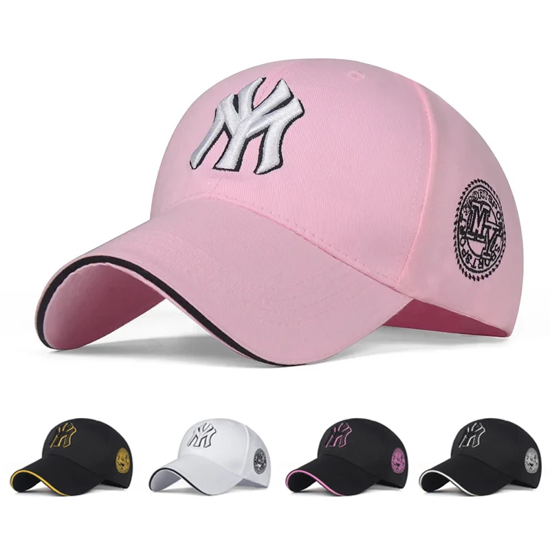 

Летняя хлопковая дышащая женская бейсболка, Повседневная Бейсболка с вышивкой, Мужская Регулируемая Спортивная Кепка от солнца для гольфа, тенниса, рыбалки