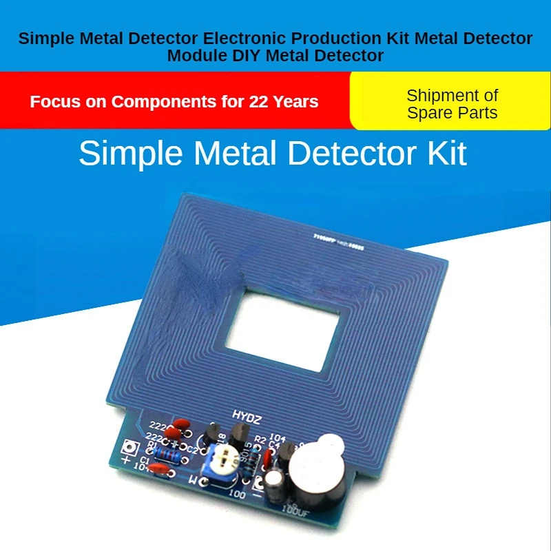 Simple-Metal-Detector-Electronic-Production-Kit-Metal-Detector-Module ...