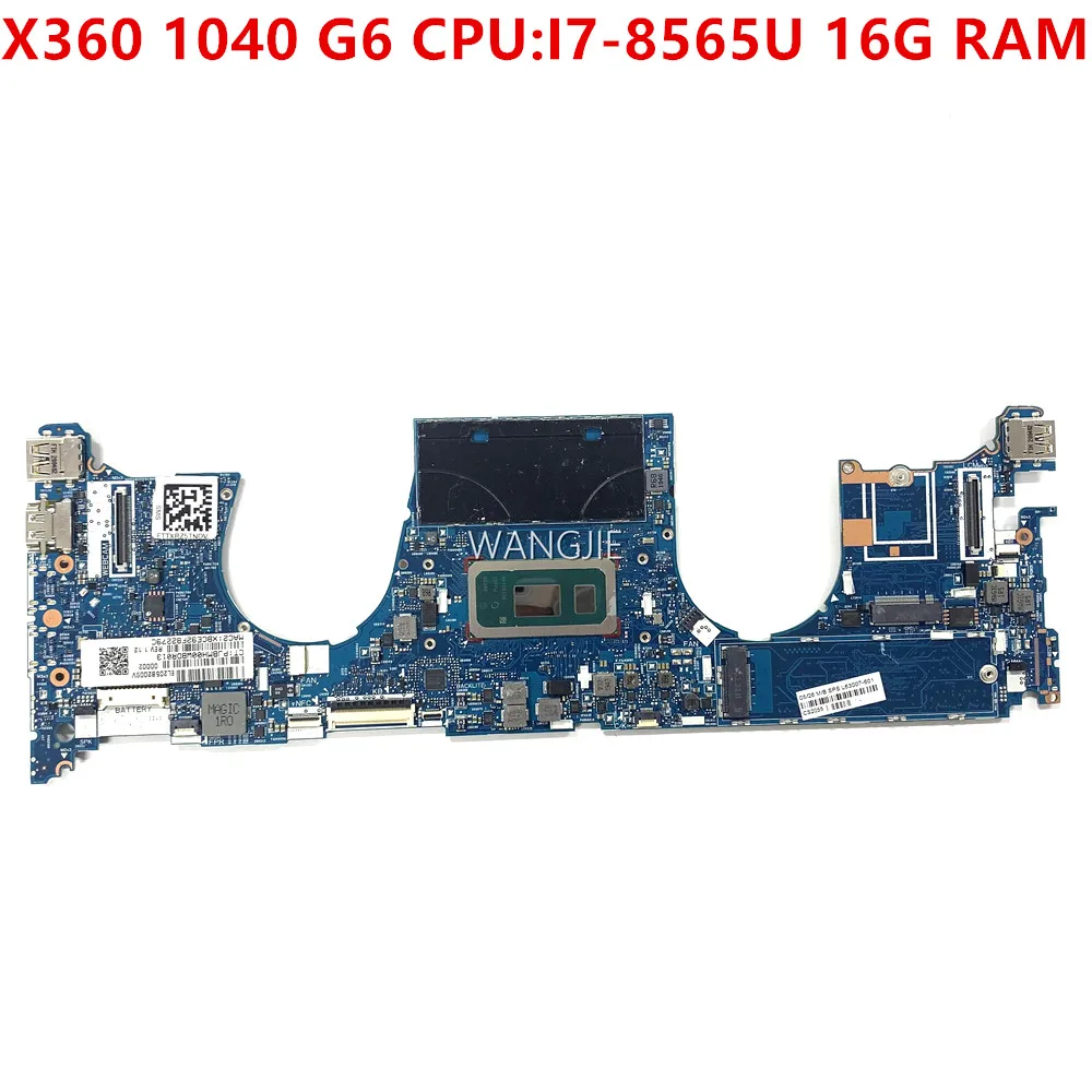 

For HP EliteBook X360 1040 G6 Laptop Motherboard 6050A3037501 Mainboard CPU:I7-8565U SRFFW 16G RAM L63007-601 L63007-001