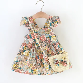 Floral Baby Dress Set 1
