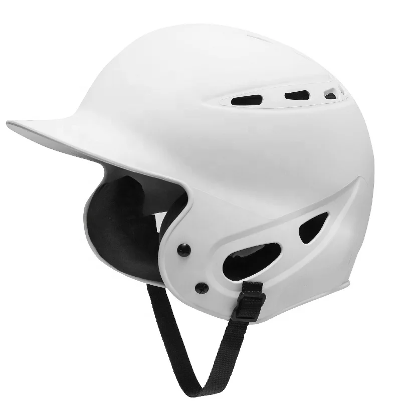 Support white baseball and softball helmet strike helmet