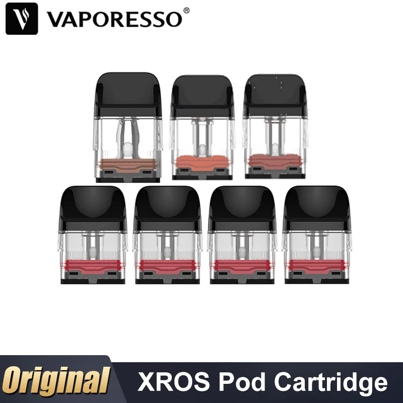 Vaporesso XROS Enhanced Pod Cartridge - Advanced COREX Technology, Multiple Ohm Options, Top Filling