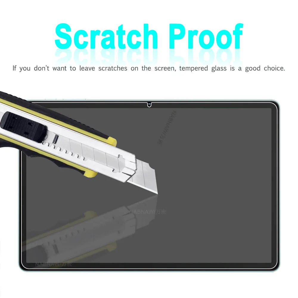 2 Pieces HD Scratch Proof Screen Protector Tempered Glass For Oukitel OT9 Smart Tablet 11" Hard Protective Film Free Bubble 5